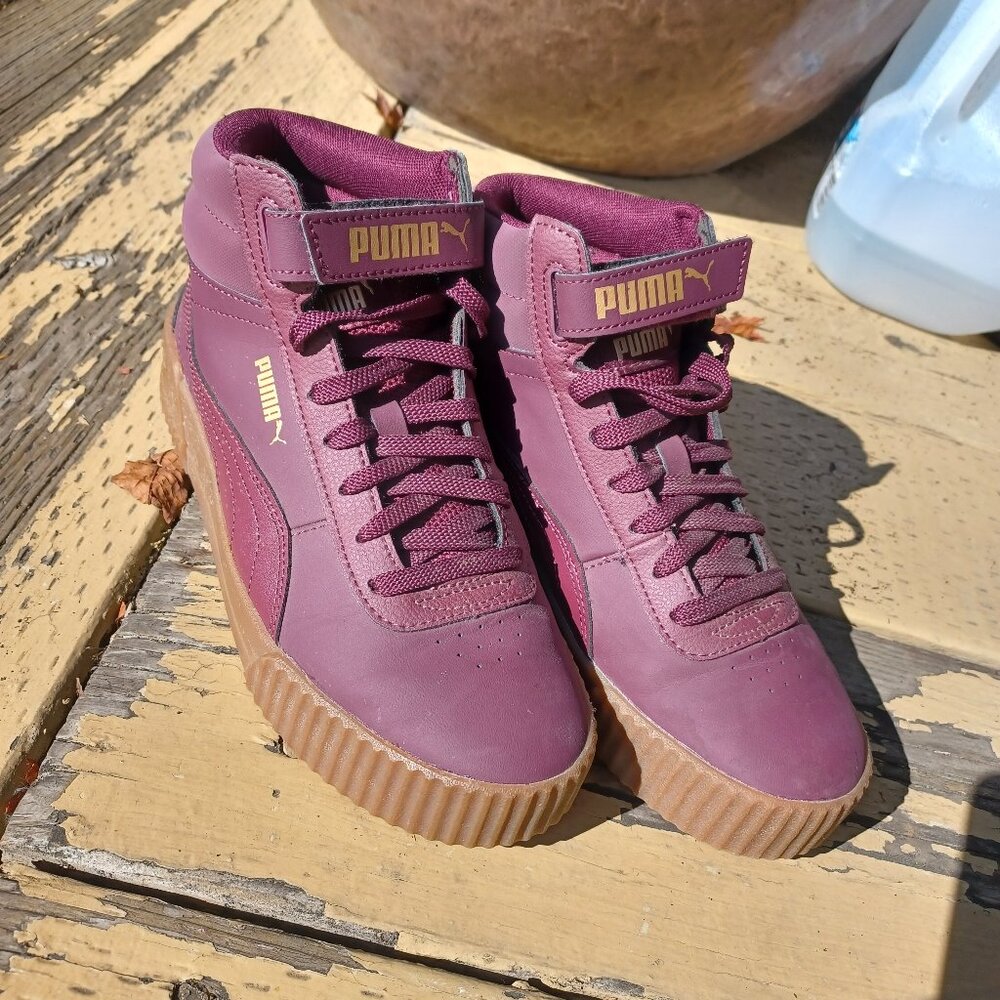 Puma high-top shoes womans 8